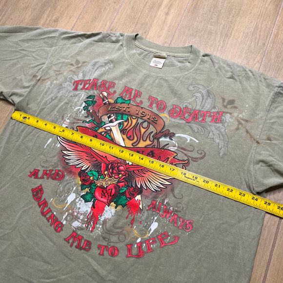 Vintage Arizona brand graphic t-shirt Men Sz 2XL Rose Hearth Retro Y2K - Picture 6 of 10